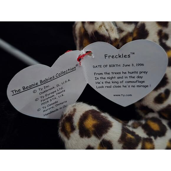Ty Beanie Baby Set of 4 Freckles, Roary, Peacan, and Spike EUC - Picture 4 of 13